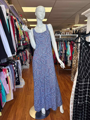 Size XL Columbia Blue/Pink Tank Dress