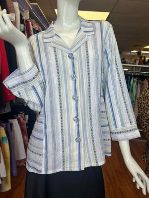 Size M Habitat Multi-Color Long Sleeve Shirt