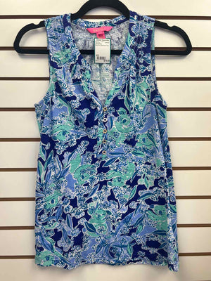 Size XS Lilly Pulitzer Blue Print Tank Top