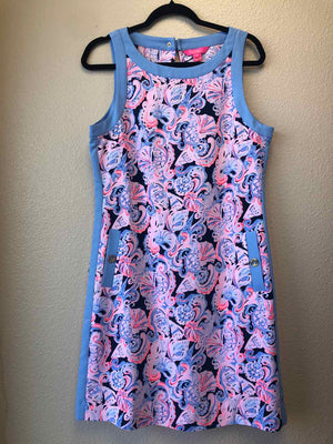 Size 10 Lilly Pulitzer Pink & Blue Dress