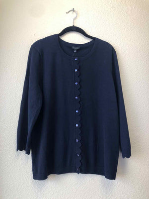 Size XL Talbots Navy Cardigan