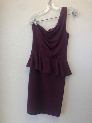 Size 5 Body Central Burgundy Sleeveless Dress