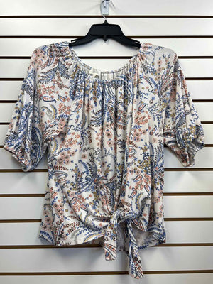 Size 1X Ava James Multi-Color Casual Top