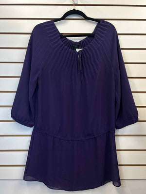 Size M Black Label by Chico's Eggplant Blouse