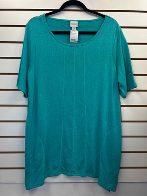 Size L Chico's Aqua Casual Top