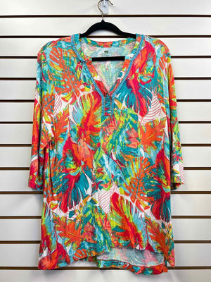 Size L Palm Harbor multi color Long Sleeve Shirt