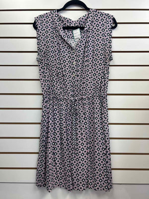 Size L Loft Purple/Black Dress