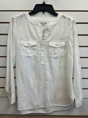 Size MP Talbots White Long Sleeve Shirt