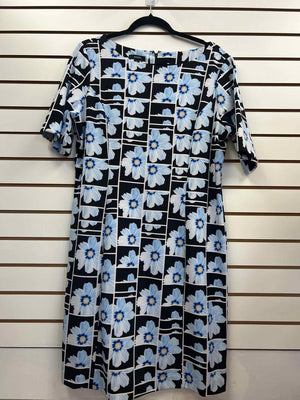 Size 14 Alfani Blue/Black Dress