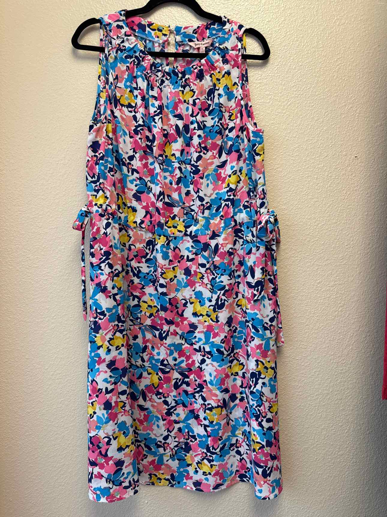 Size 12 Juicy Couture Pink, Blue, White Dress