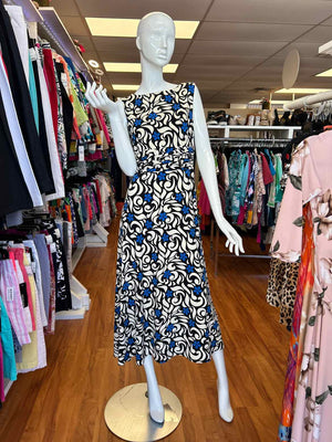 Size 6 Jessica Howard Black/Blue Dress