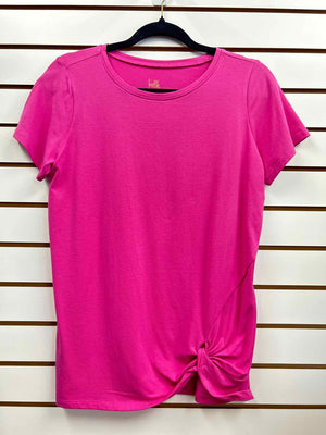 Size XS Belle Kim Gravel Pink Casual Top
