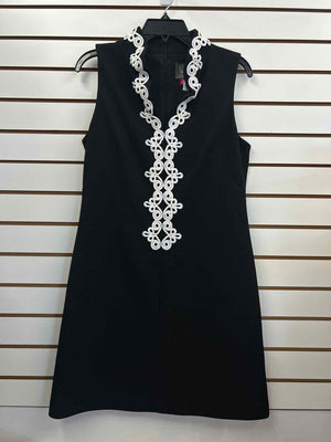Size 8 Vince Camuto Black/White Dress