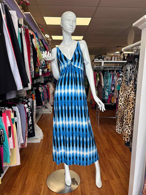 Size S Mix It Blue/Black/White Dress