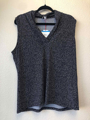 Size XL Anne Klein Black & White Sleeveless