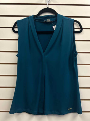 Size M Calvin Klein Teal Casual Top
