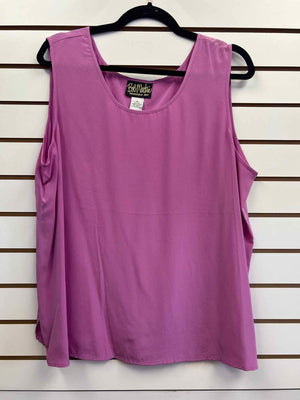 Size 1X Bob Mackie Pink Tank Top