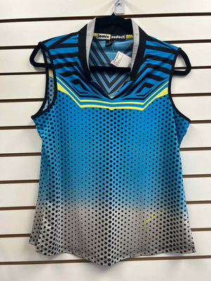 Size M Jamie Sadock Multi-Color Golf Top