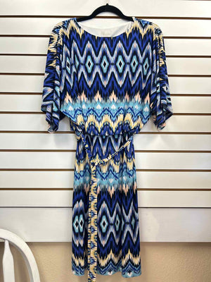 Size M Chico's Blue Multi Dress