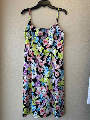 Size 10 Evan-Picone Black Multi Sundress