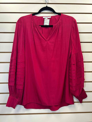 Size M Chico's Magenta Long Sleeve Top