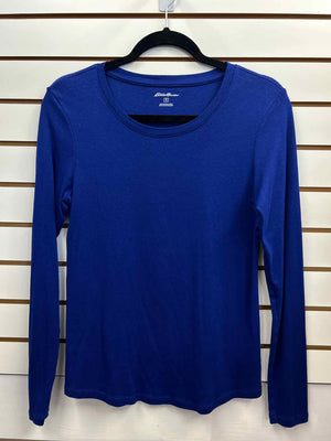 Size M Eddie Bauer Blue Long Sleeve Top