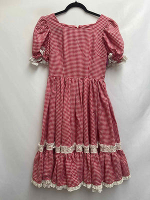 Size 6 Red & White Dress