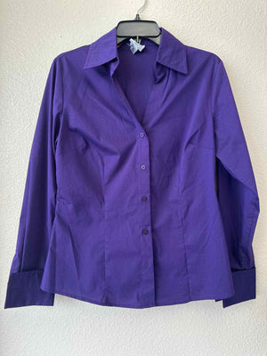 Size 8 Worthington Purple Button Down