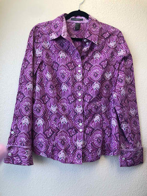 Size 12 Liz Claiborne Purple Blouse