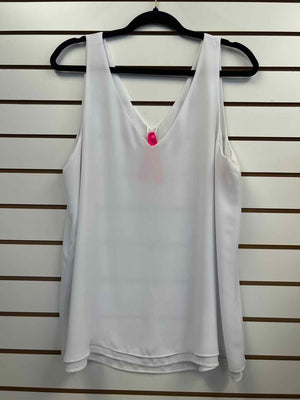 Size L Lilly Pulitzer White Sleeveless