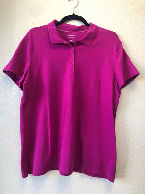 Size XXL Croft & Barrow Fuschia Polo