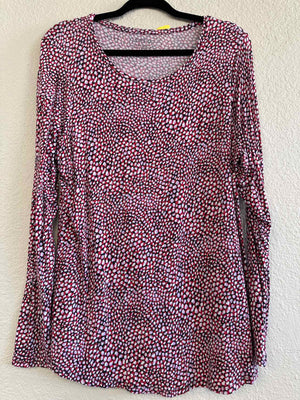 Size XL Apt. 9 Red Print Casual Top