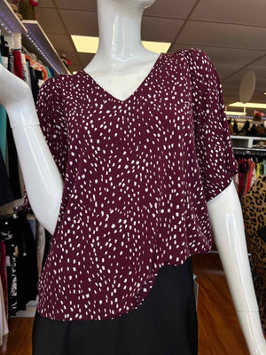 Size S Banana Republic Red/White Long Sleeve Top