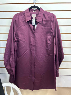 Size L Chico's Purple Button Down