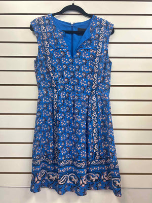 Size 8 J Crew Royal Blue Dress