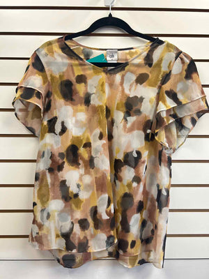Size M Cabi Multi-Color Sheer Top