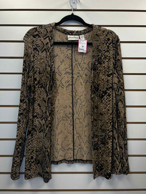 Size S Chico's Brown Print Cardigan