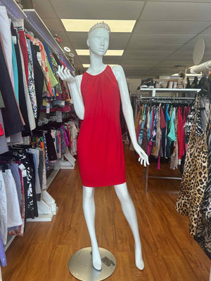 Size XS Mango Red Sleeveless Dress
