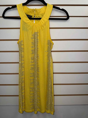 Size S INC Yellow Tank Top