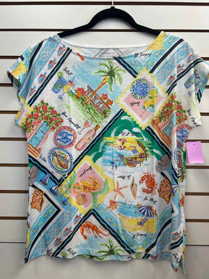 Size M Talbots multi color Long Sleeve Shirt