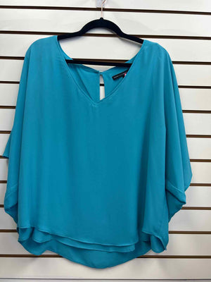 Size L White House Black Market Turquoise Long Sleeve Top