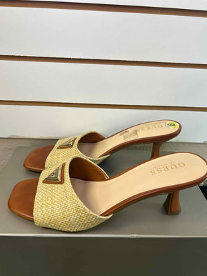 9 Guess Brown/beige Heels