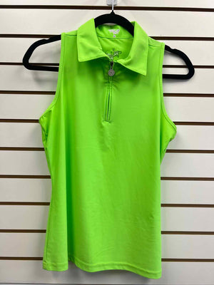 Size M Tzu Tzu Green Golf Top