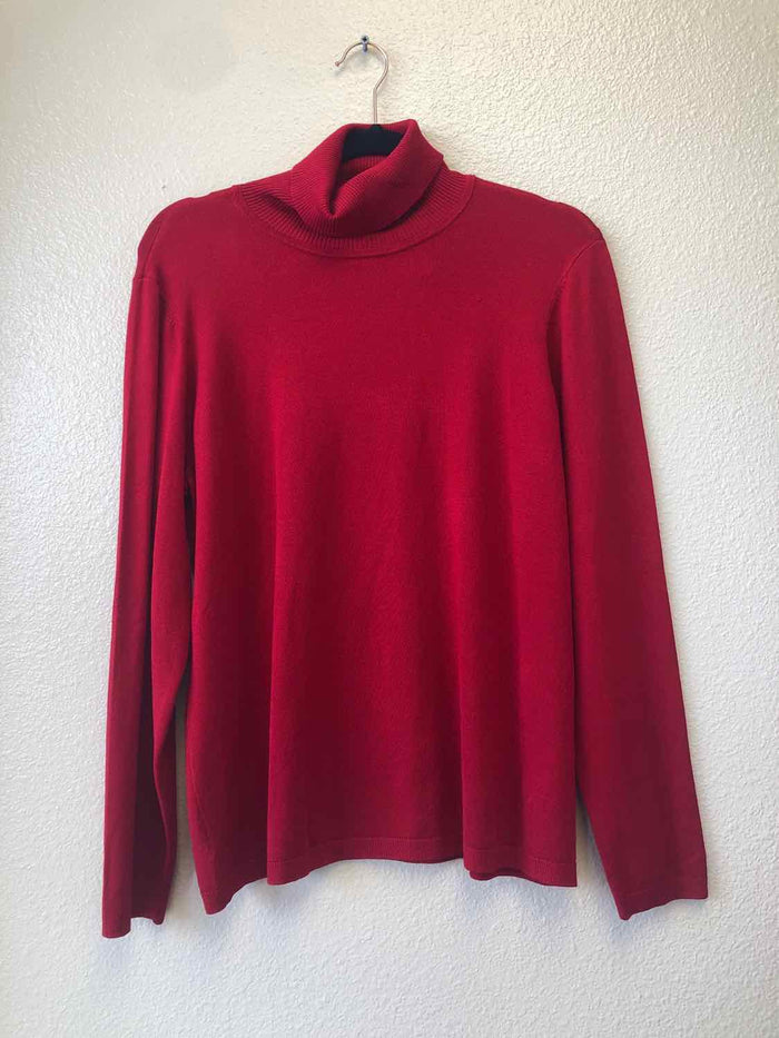 Size L Chico's Red Turtleneck