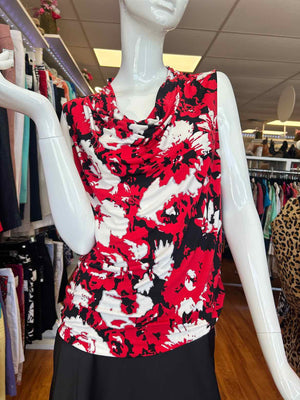 Size PS Josephine Studio Red, White, Black Sleeveless