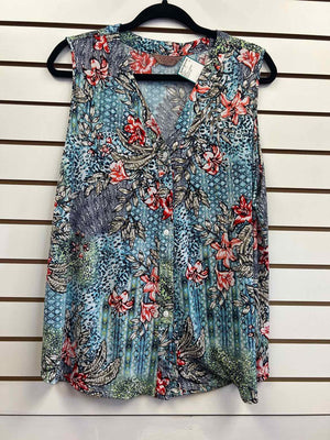 Size 1X Amana Multi-Color Sleeveless