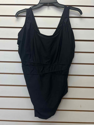 Size 2X Catalina Black Swimsuit