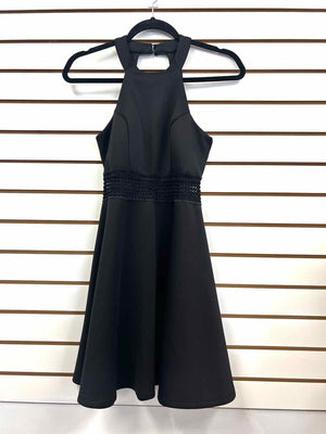 Size 3 My Michelle Black Halter Dress