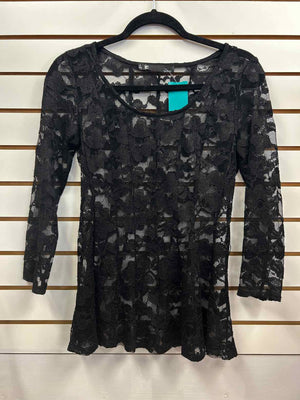 Size S Leslie Fay Black Cover Up