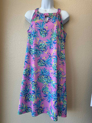 Size L Stella Parker Pink Multi Colored Sundress